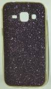 Samsung Galaxy J1 2015  - TPU Gel Case glitter black (OEM)